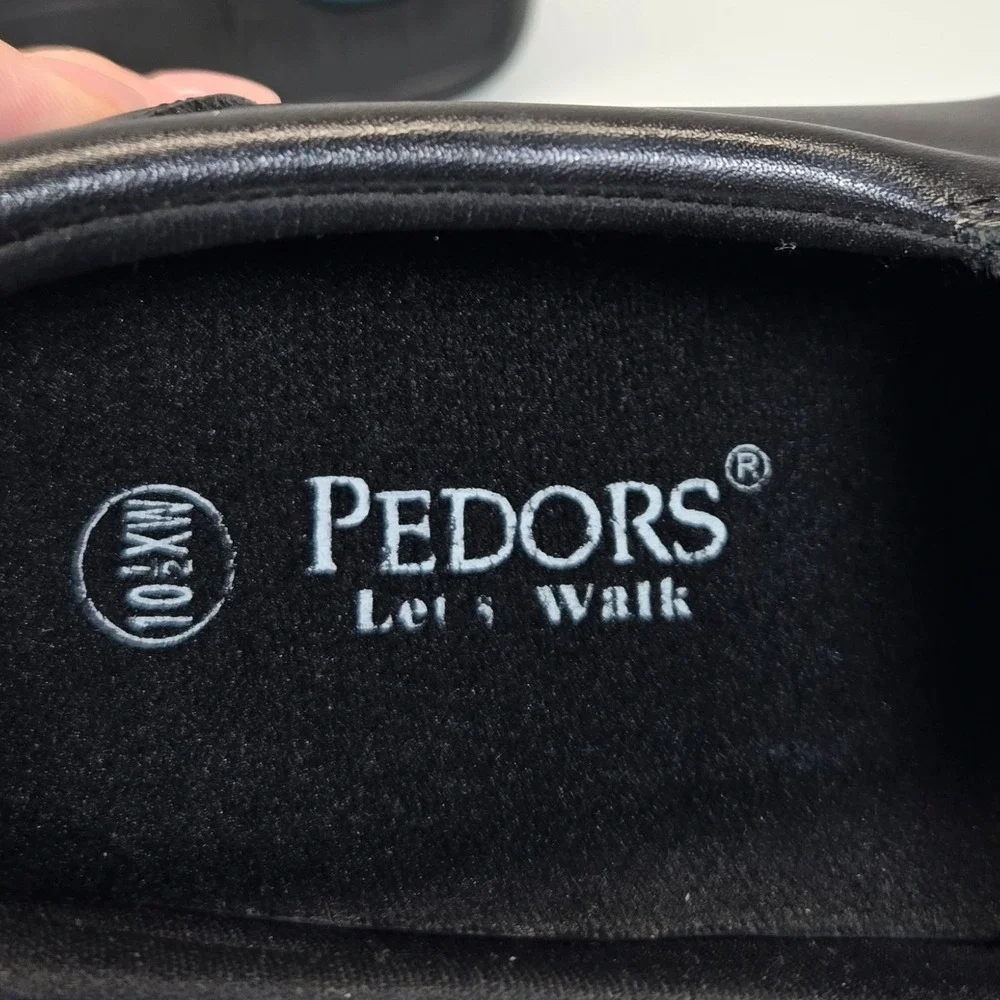 Pedors Let's Walk Classic Orthopedic Shoes Loafer Women 10.5 Wide Edema Diabetic